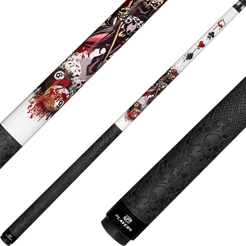 Players D-JS Artistic Series Pool Cue – Wicked Jester