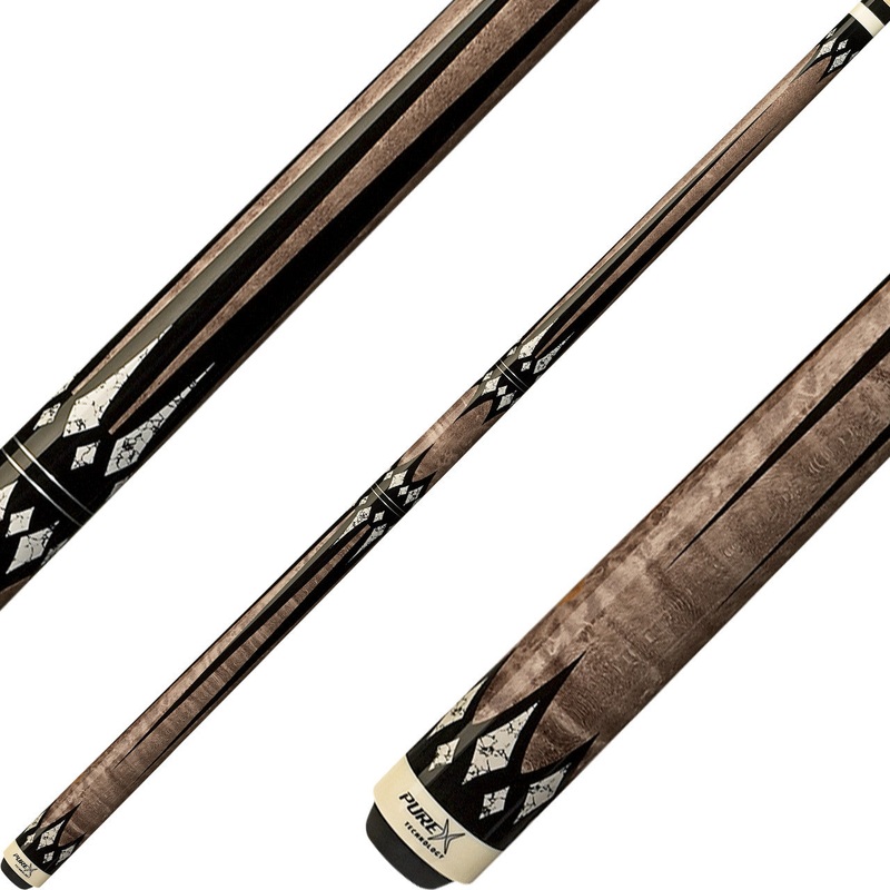 Pure X HXT65 Cue – Smoke Grey with 6 White Recon Diamonds