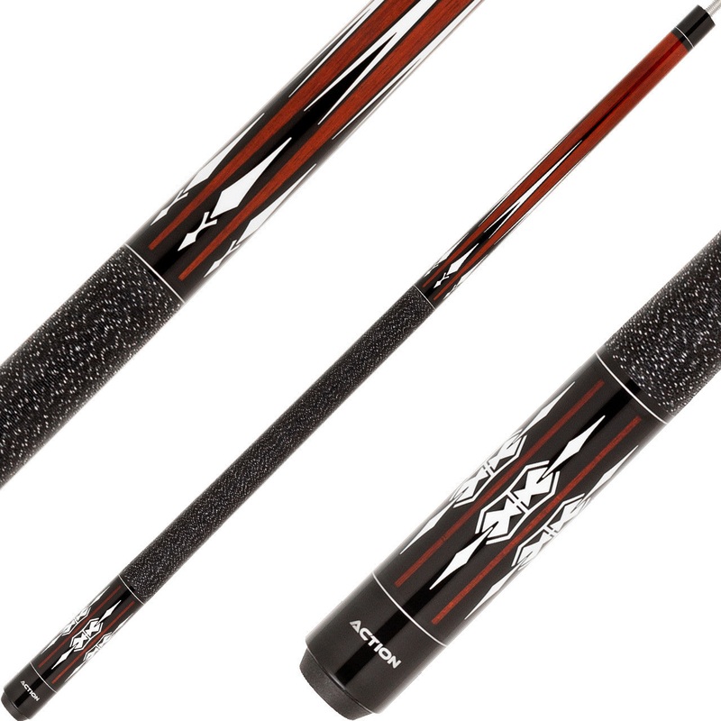 Action ACT109 Exotic Cue – Brown with Black and White