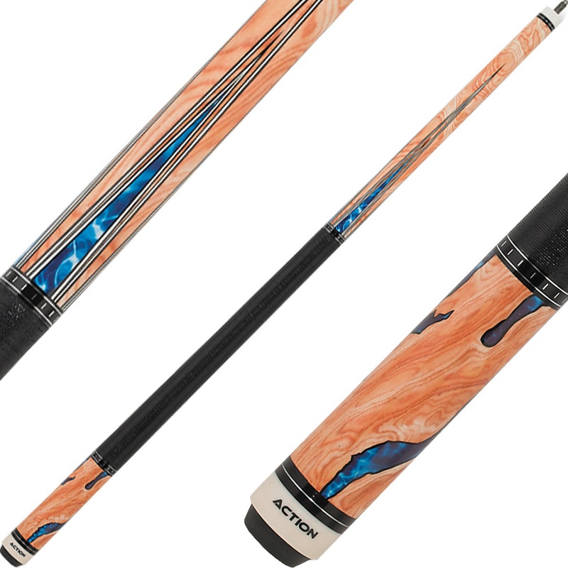 Action ACT153 Fractal Cue – Blue Burl