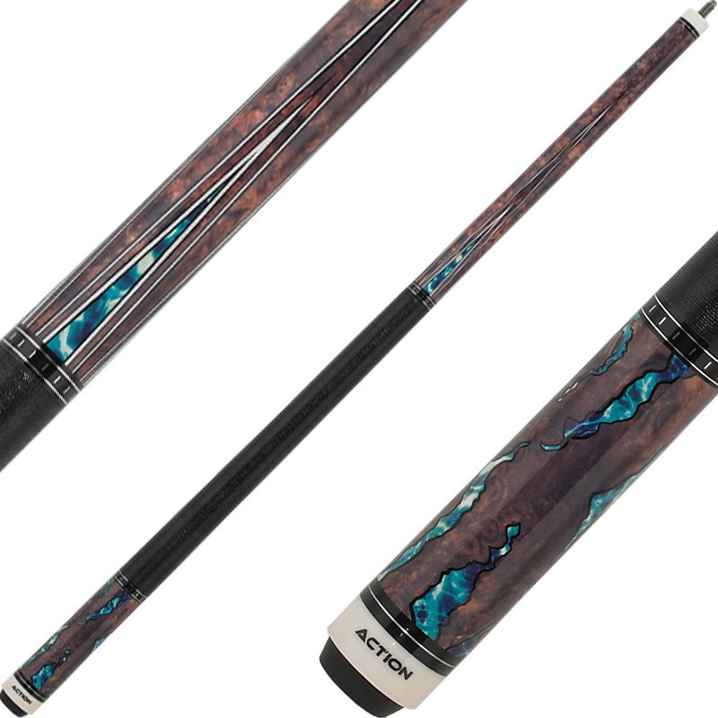 Action ACT154 Fractal Cue – Grey with Blue