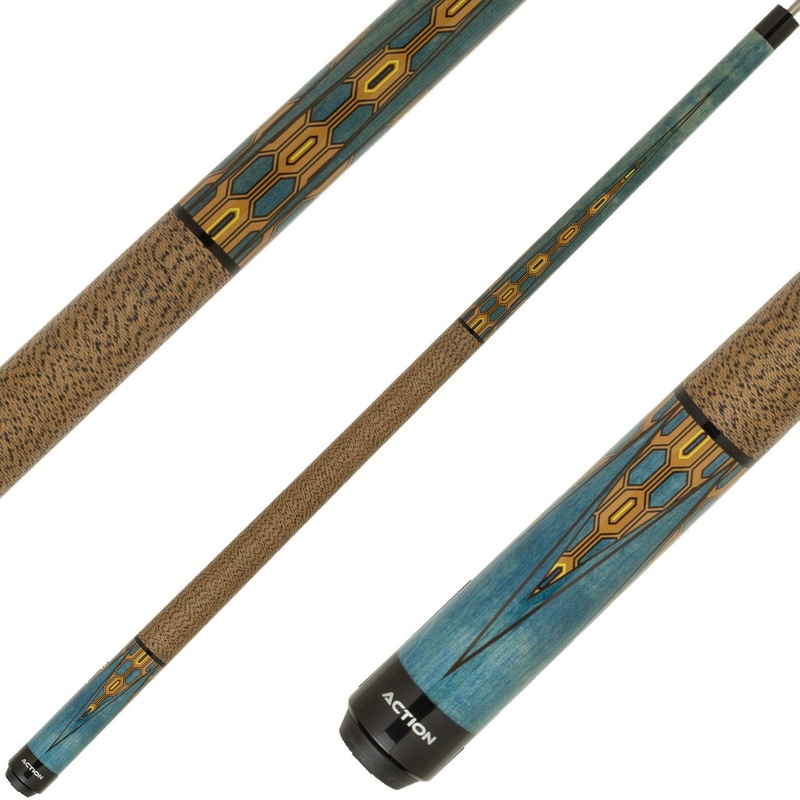 Action IMP69 Impact Cue – Blue with Brown Link Points