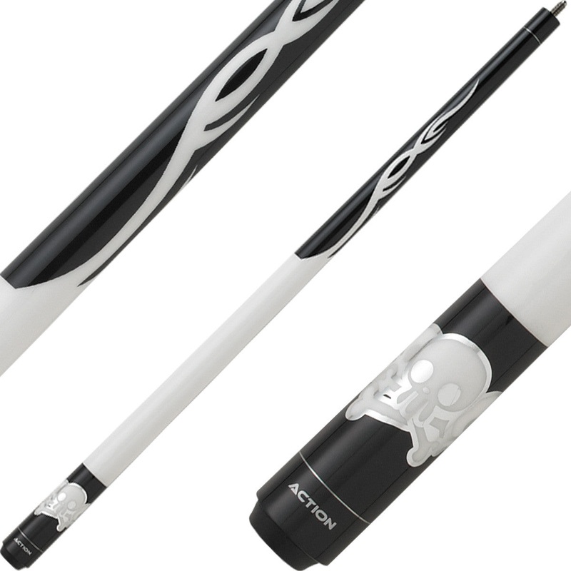 Action JR17 52″ Junior Cue – White Skulls