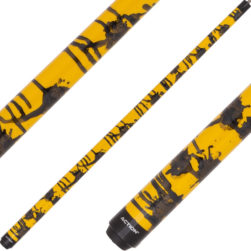 Action VAL44 Value Cue – Yellow with Black Splatter