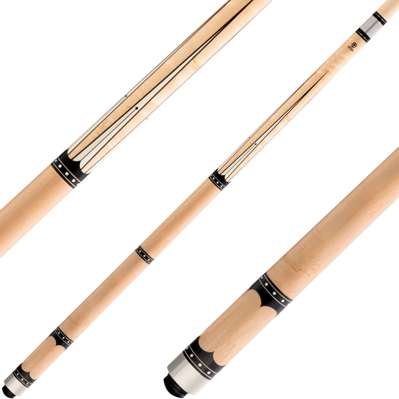 Star S58 Cue – Birdseye Maple with 4 Points