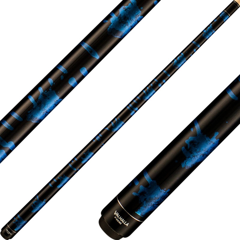 Valhalla VA211 Cue – Blue and Black Marble Paint