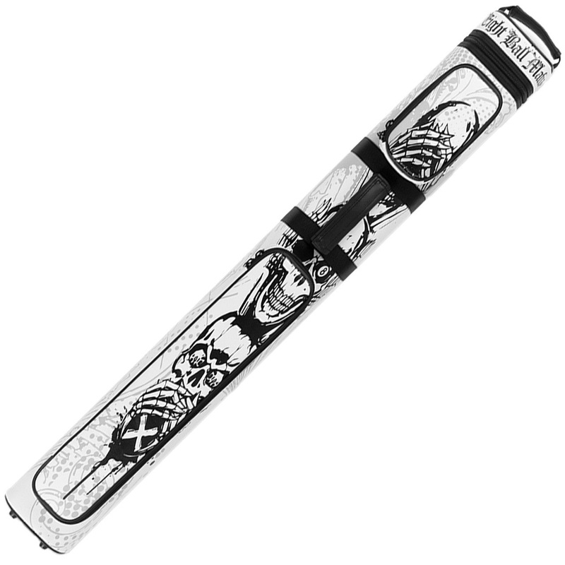 Eight Ball Mafia EBMC35G 3×5 Hard Cue Case – See No, Hear No, Speak No, Skulls