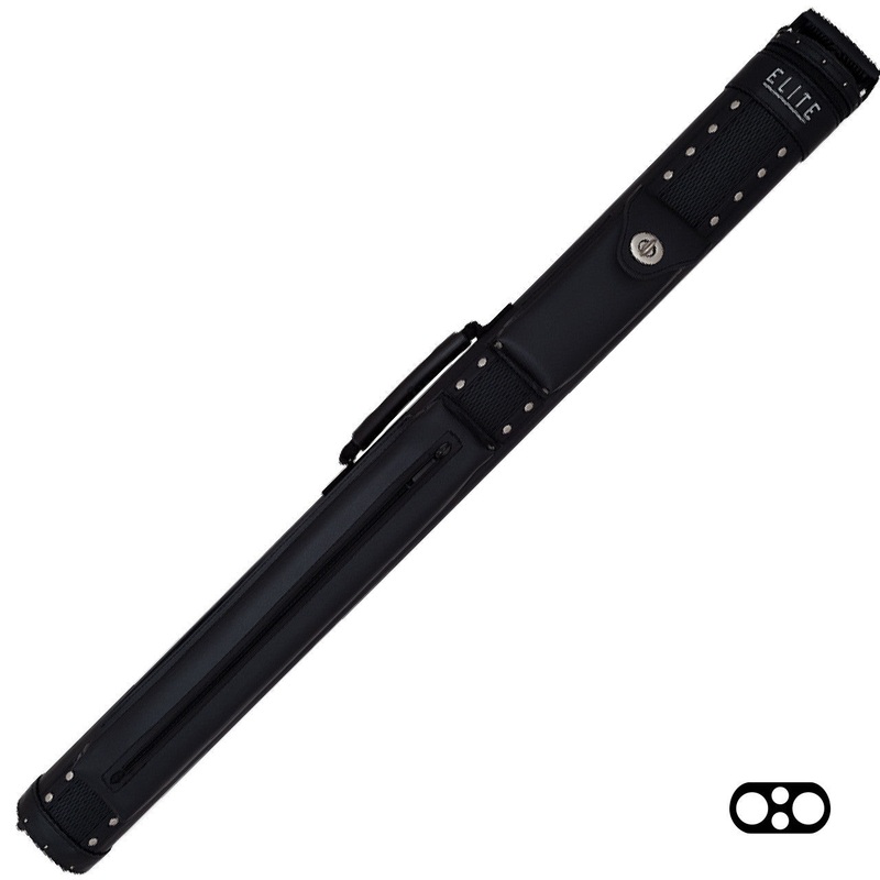 Elite ECP22 BLACK 2 Butt x 2 Shaft Black Prime Hard Case