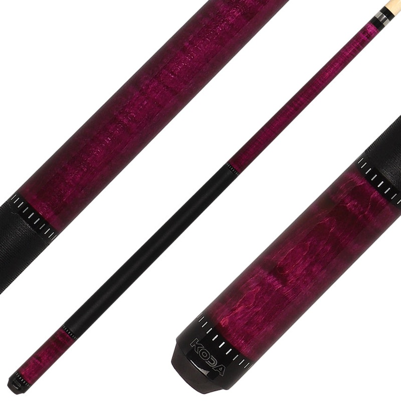Koda KD35 Pool Cue – Purple Stain with Wrap