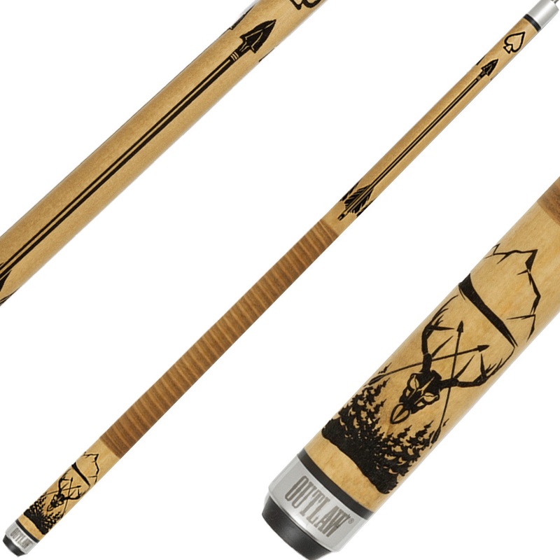 Outlaw OL57 Cue – Deer Skull with Arrows