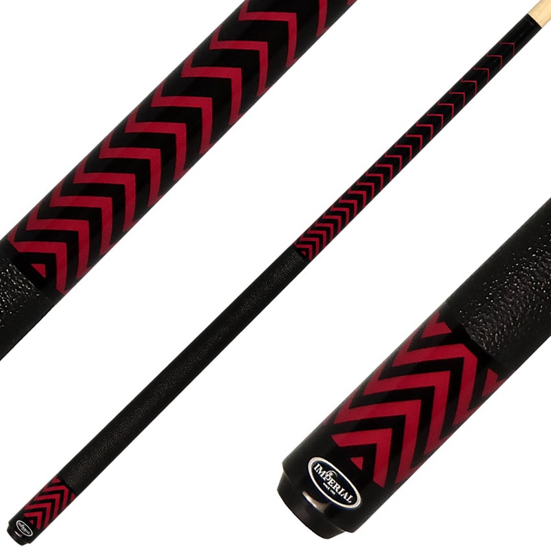 Imperial 13-792 Chevron Series Pool Cue – Pink with Leatherette Wrap