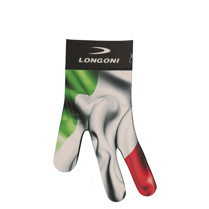 Longoni Left Hand Billiard Glove – Italian Flag