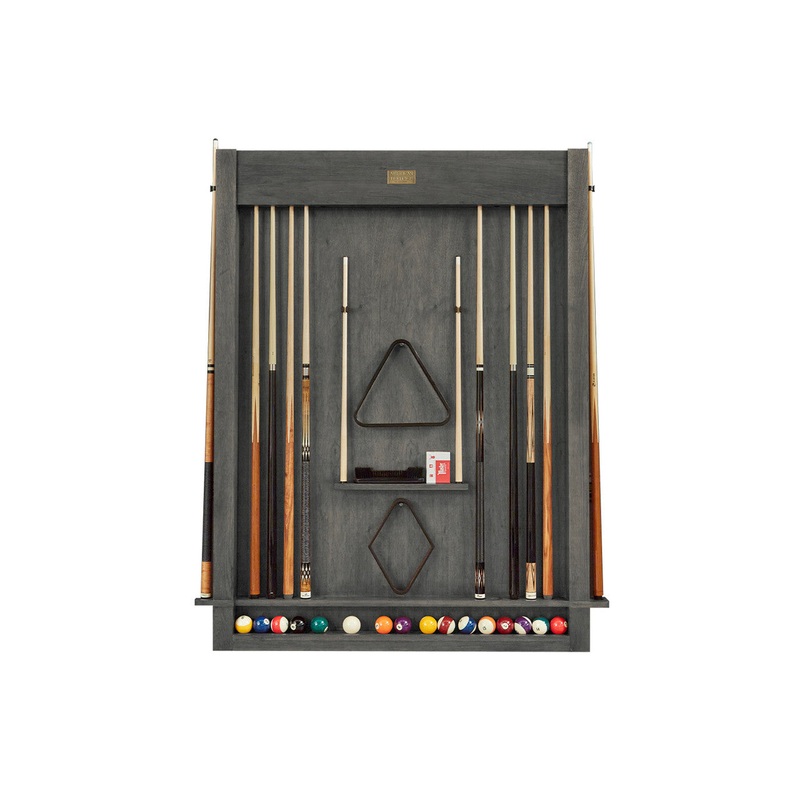 Alta Cue Rack Wall Mount 12 Cues – Charcoal