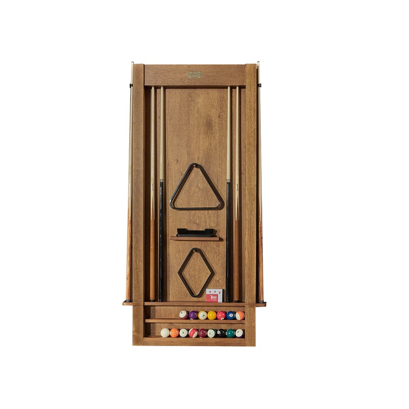 Alta Cue Rack Wall Mount 6 Cues – Brushed Walnut