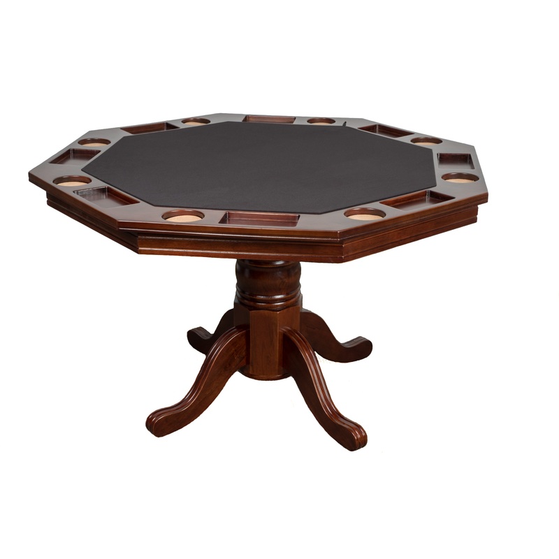 Presidential Billiards Octagonal Poker Two-in-One Poker Table