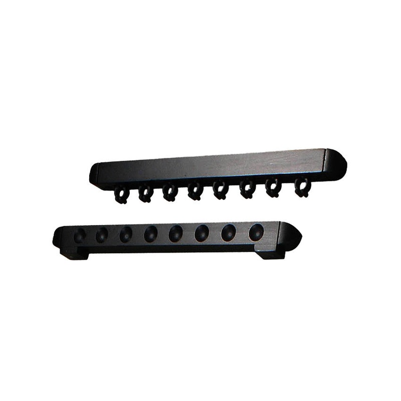 Presidential Billiards Two Piece Bullet Wooden Wall Rack – Black