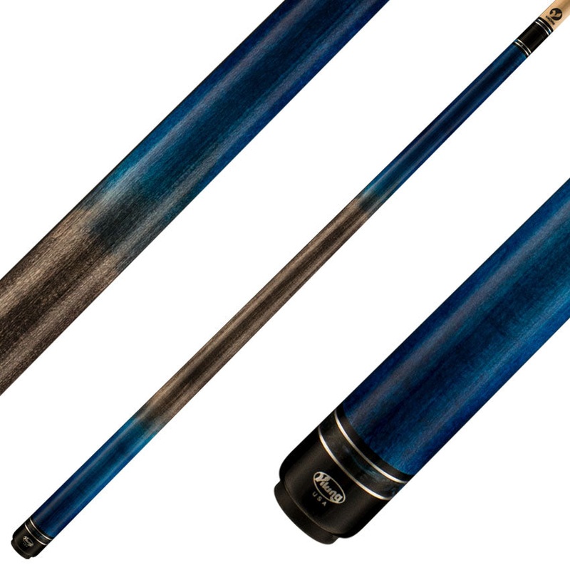 Viking HL0116 Helix Series Play Cue – Ocean Blue and Smoke Stained Maple