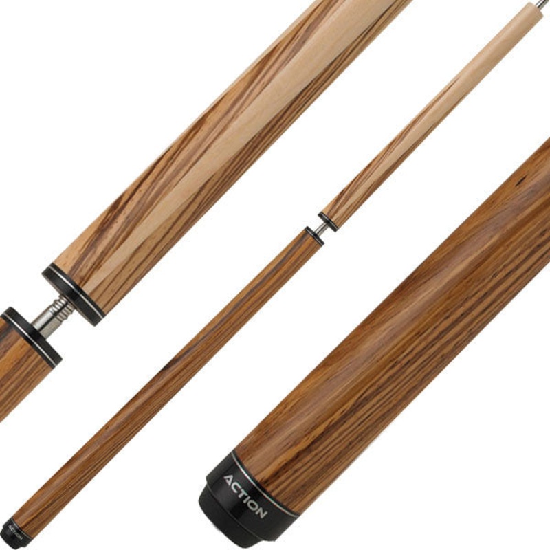Action ACTBJZ Break/Jump Cue – Zebrawood