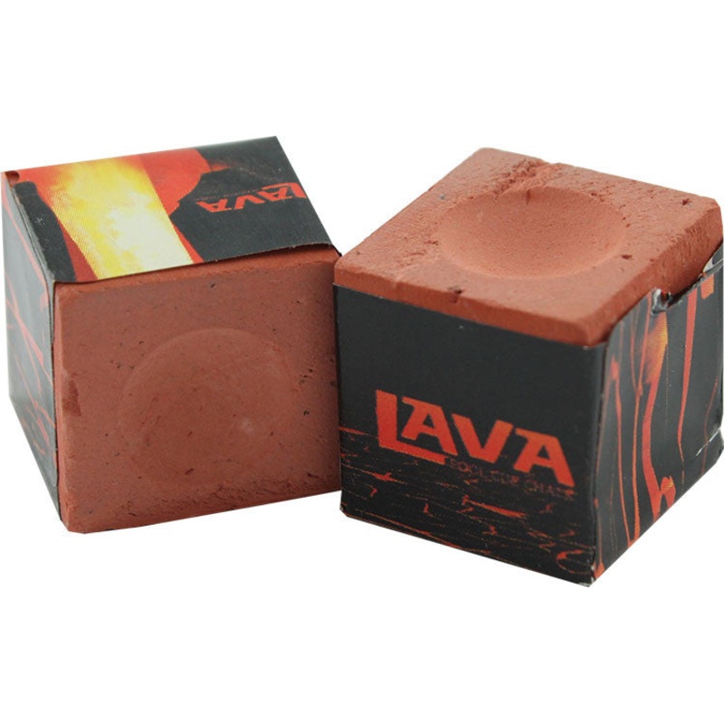 Lava Chalk – Lava Pool Cue Chalk – Red 2pk