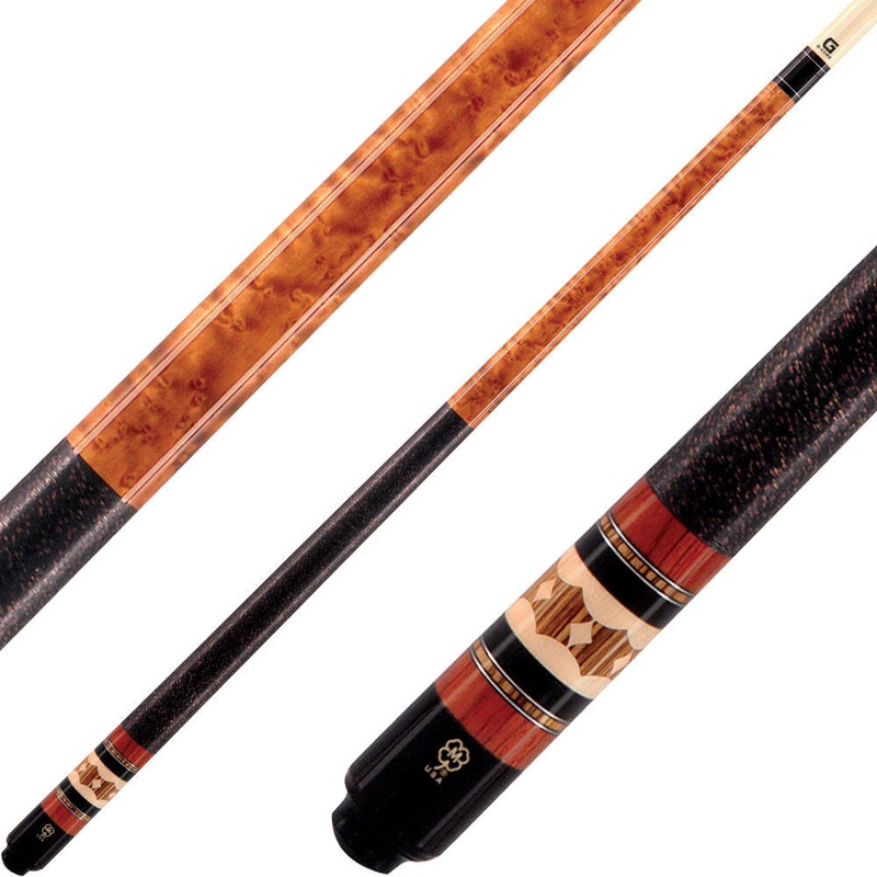 McDermott G309 G Series Cue – 6 Bocote Inlays