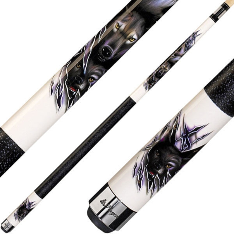 Players D-CWWP Artistic Series Pool Cue – Wolf