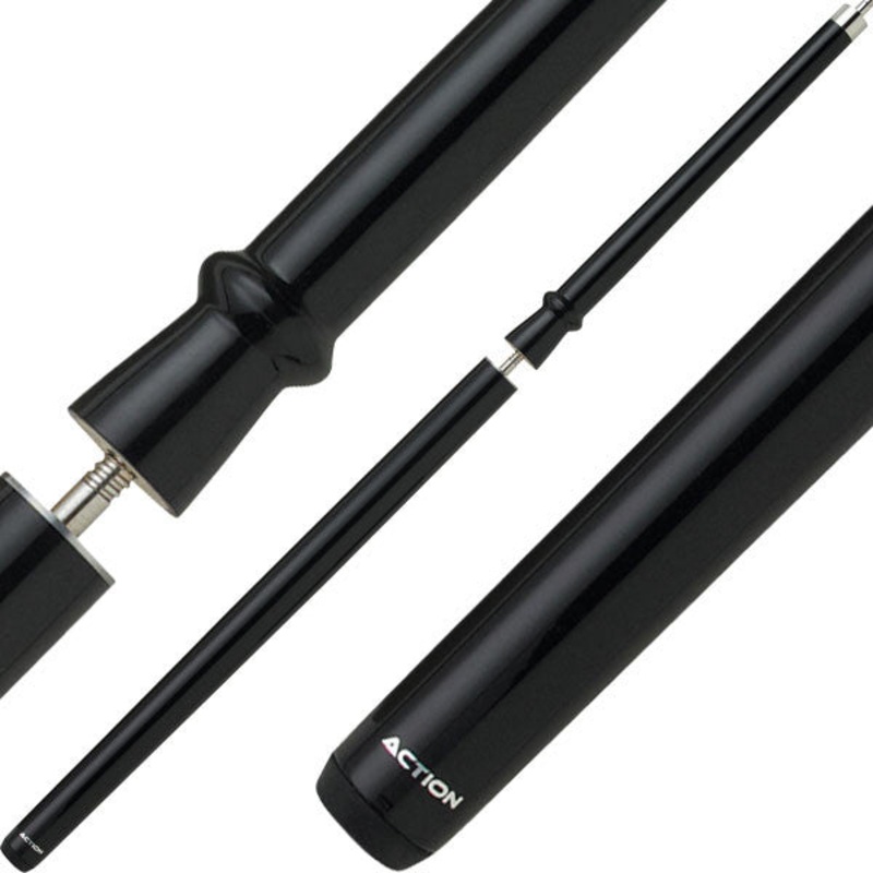 Action ACTBJ07 Break/Jump Cue – Reverse Power Taper- Black – 26oz