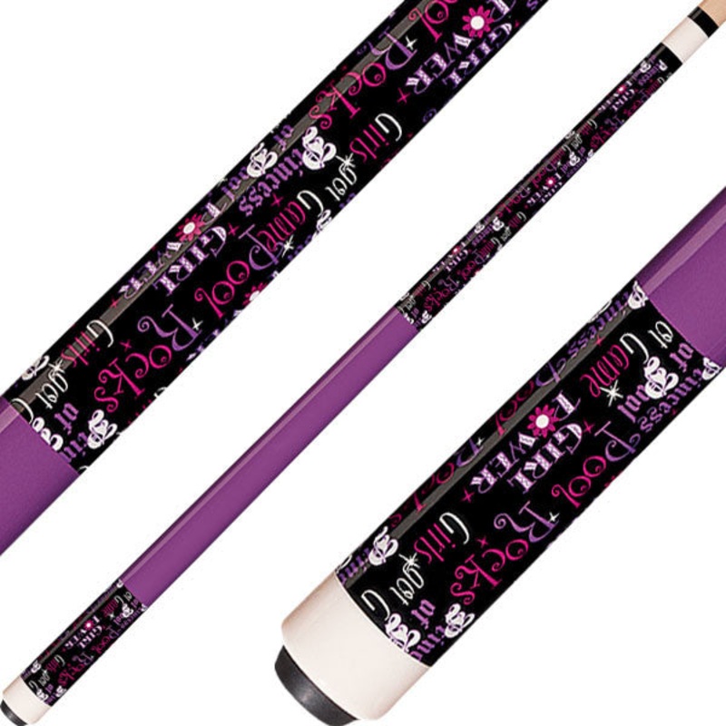 Players YG03-52K 52″ Junior Kid Cue – Princess of Pool