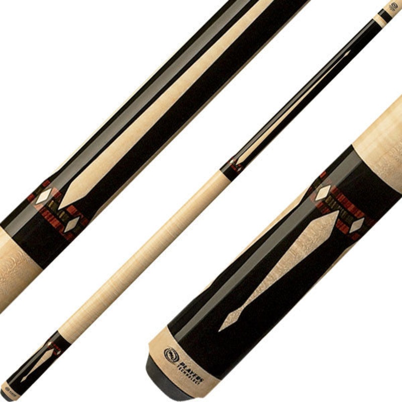 Pure X HXTE5 Cue – Black Forearm with Speared Diamond Points