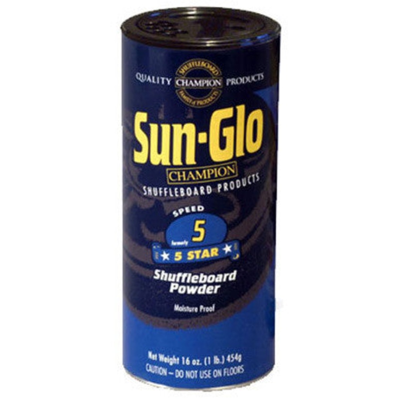 Sun Glo Shuffleboard Powder – Speed 5 – Five Star