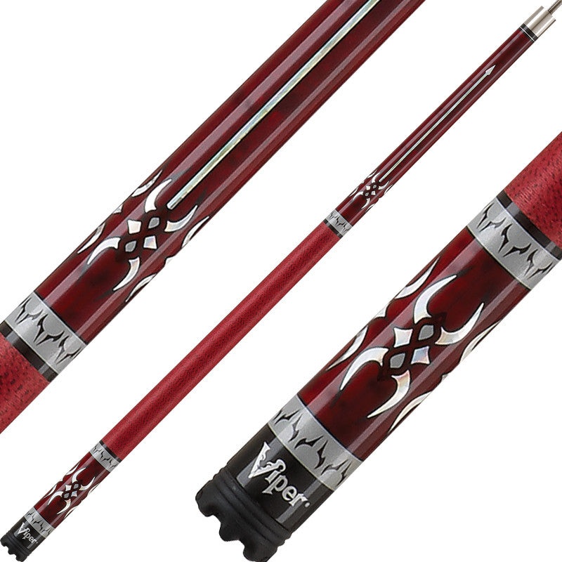 Viper 50-1353-18 Sinister Series Cue – Red with White Points