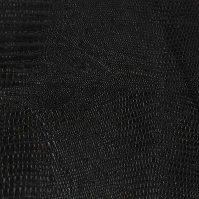 Genuine Leather Cue Wrap – Embossed Lizard Pool Cue Wrap – Black
