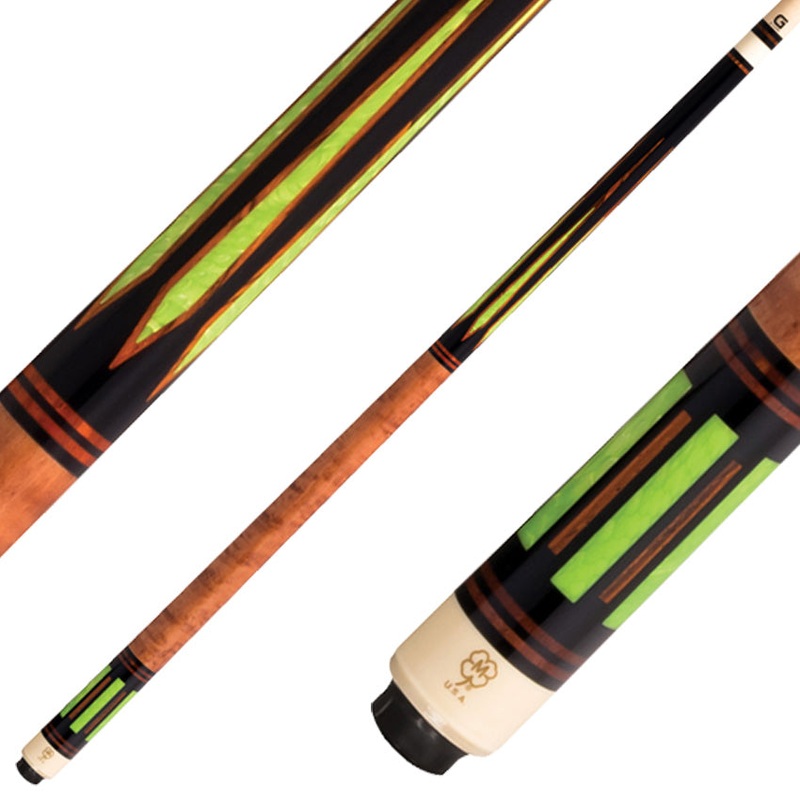 McDermott G807 G Series No Wrap Pool Cue – Light Cherry-Stained Maple with Juma Gem Points