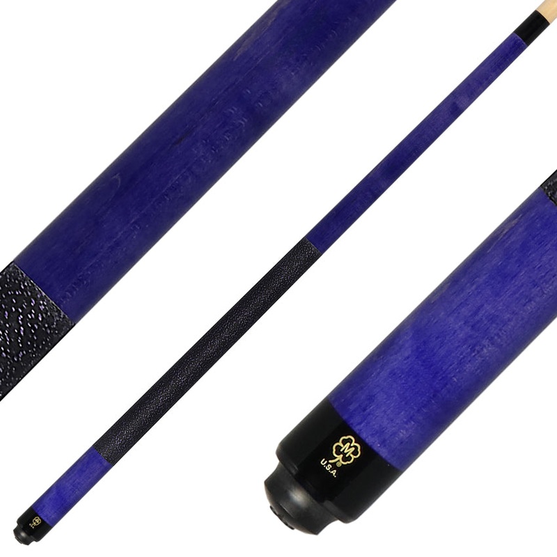 McDermott GS14 GS Series Pool Cue – Purple-Stained Michigan Maple with Irish Linen Wrap
