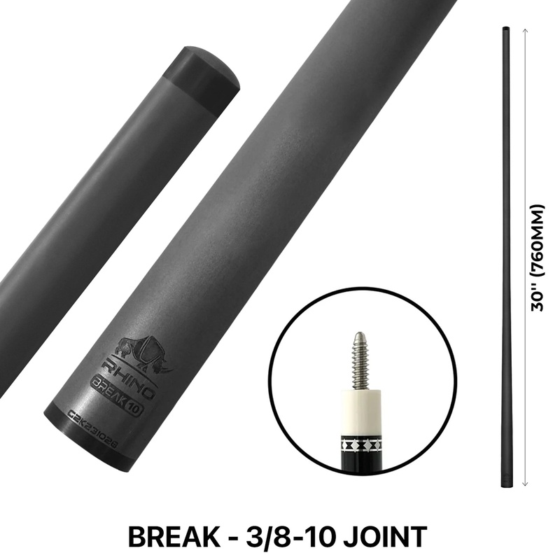 Rhino 30″ Carbon Fiber Break Shaft – 3/8 x 10 Thread