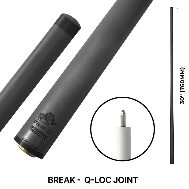 Rhino 30″ Carbon Fiber Break Shaft – Q-Loc