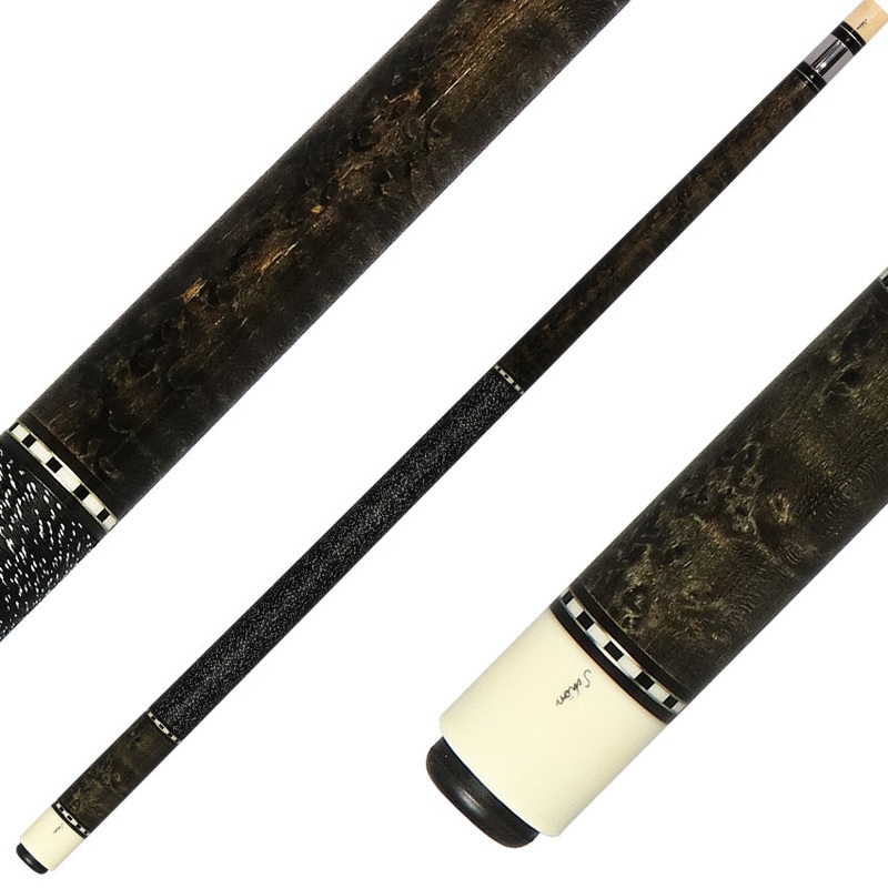 Schon STL1GRAY Pool Cue – Gray-Stained Birdseye Maple