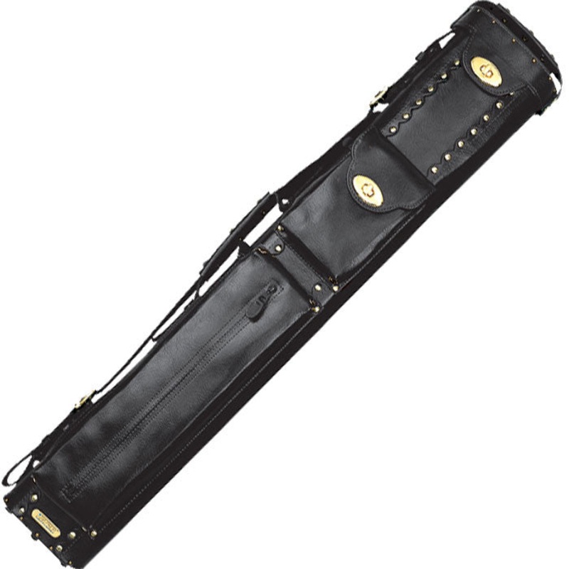 Instroke 3X5 Black Leather Cowboy Cue Case