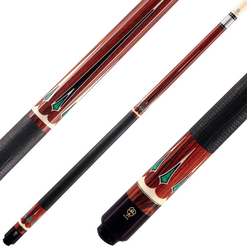 McDermott G706 G Series Cue – Cocobolo With 6 Malachite Points