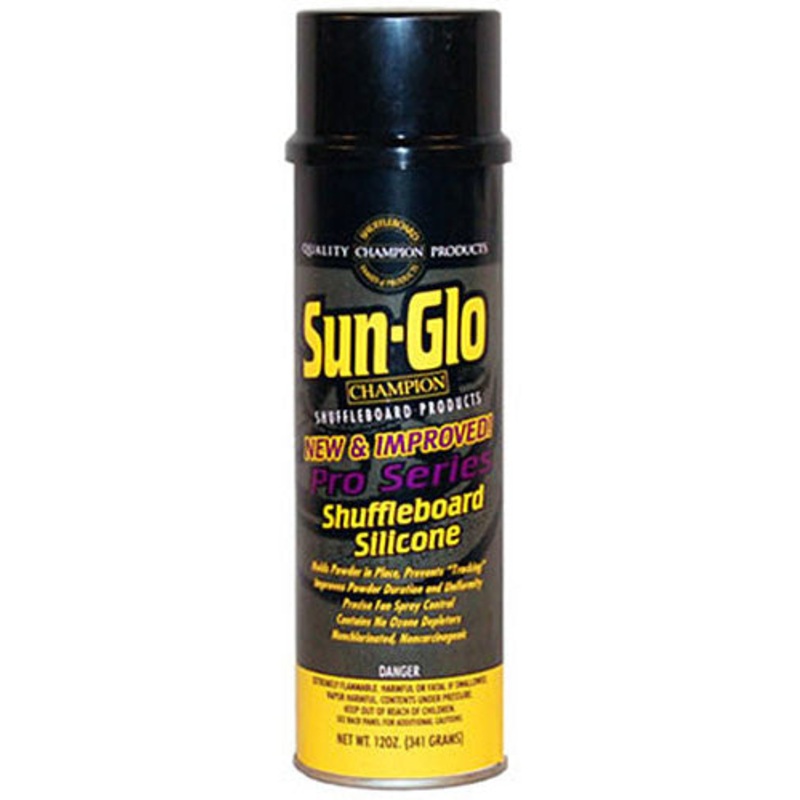 Sun Glo Shuffleboard Silicone Spray Pro Series – 12oz