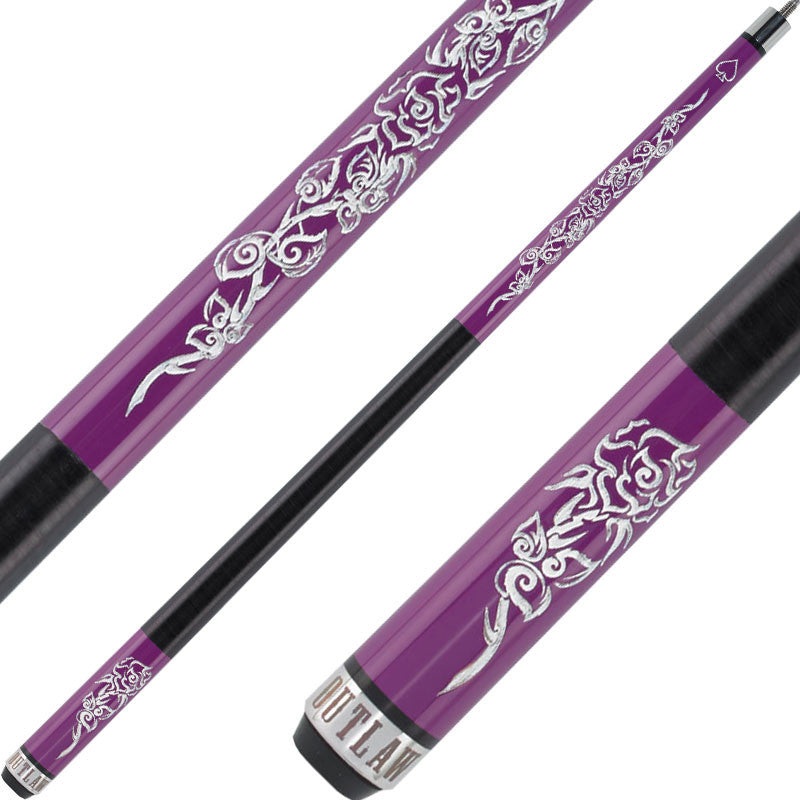 Outlaw OL44 Cues – Desert Rose Purple and White