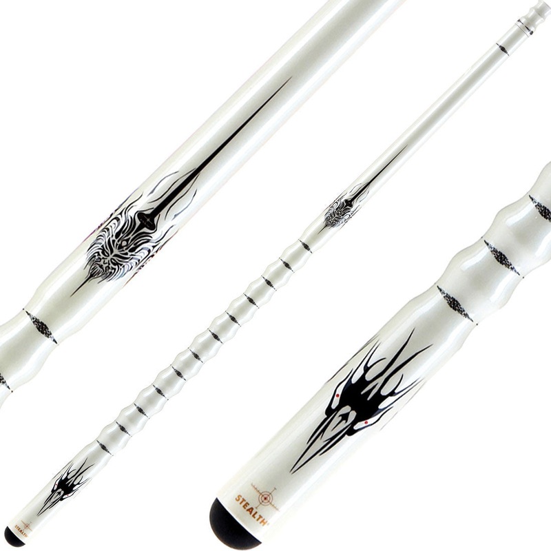 Stealth STH11 Pool Cue – White Tribal