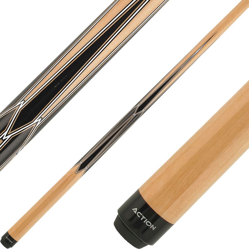 Action ACTSP11 Sneaky Pete Cue – Maple with Black Points
