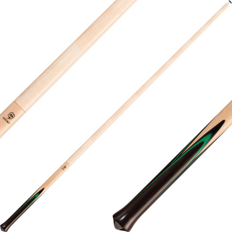 Lucky LJ1 Jump Cue – Green Veneers