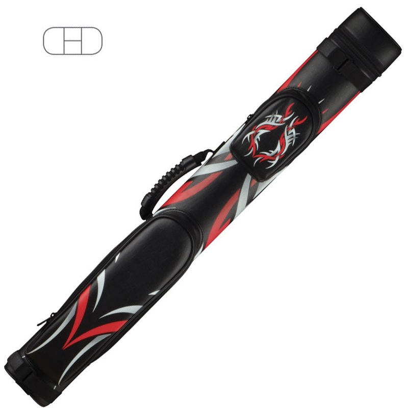 McDermott 750934 2 Butt x 2 Shaft Hard Designer Case – Red Tribal