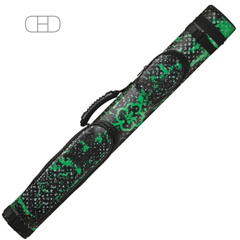 McDermott 750937 2 Butt x 2 Shaft Hard Designer Case – Green Grunge