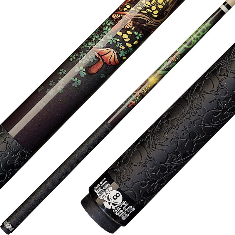 Players D-LP Artistic Series Pool Cue – Magic Mushroom
