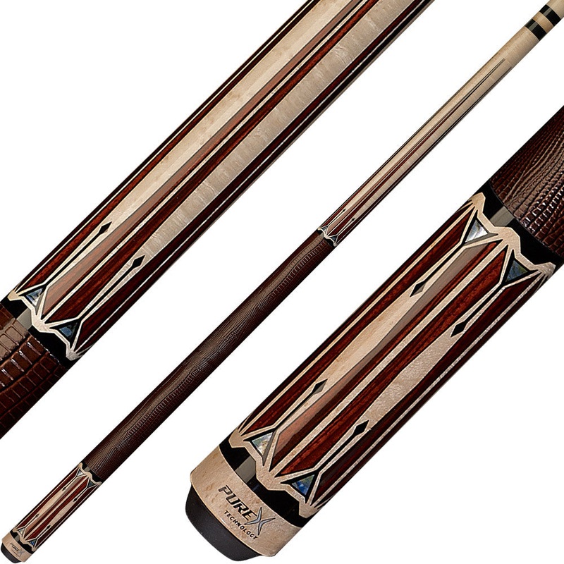 Pure X HXTE4 Cue – Birdseye with Cocobolo Points