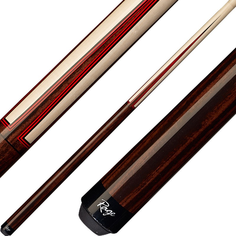 Rage RG107 Sneaky Pete Pool Cue – Red 4 Prong