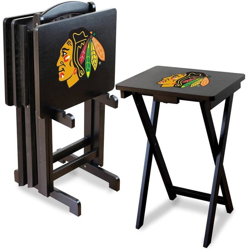 Chicago Blackhawks TV Tray Set