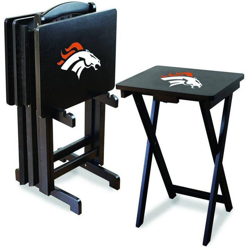 Denver Broncos TV Tray Set